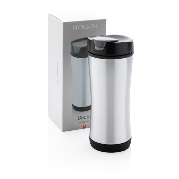 Boom eco mug - Black / Grey