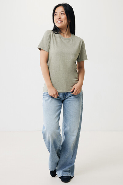 Tričko Iqoniq Brett z recykl. bavlny - Light Heather Green / XL