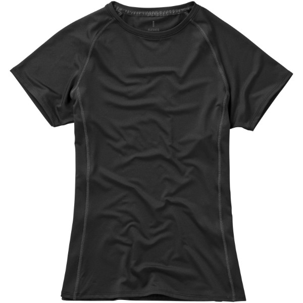 Damski T-shirt Kingston z krótkim rękawem z dzianiny Cool Fit odprowadzającej wilgoć - Czarny / S