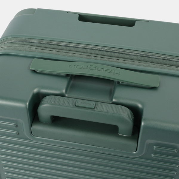 YUNO M EXP | Troler mediu pentru check-in 65 cm extensibil + TSA - Hedgren - Duck Green
