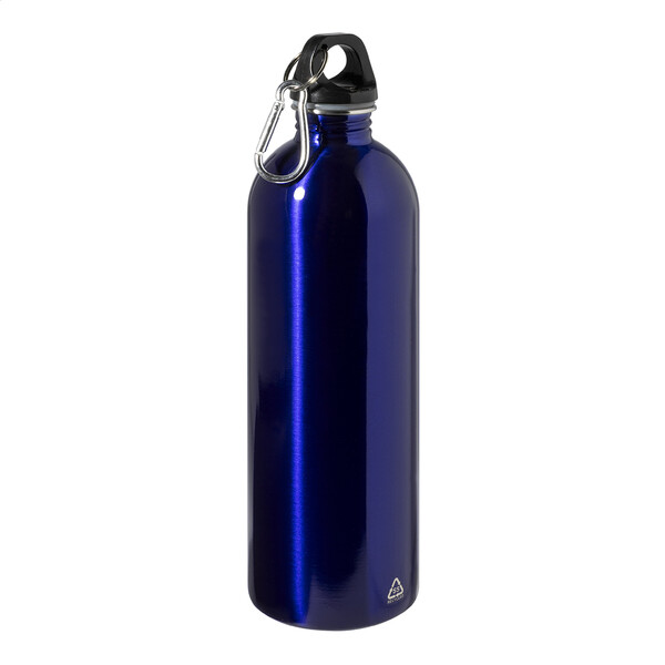 Bouteille en acier inoxydable recyclée Ressuto XL - Bleu