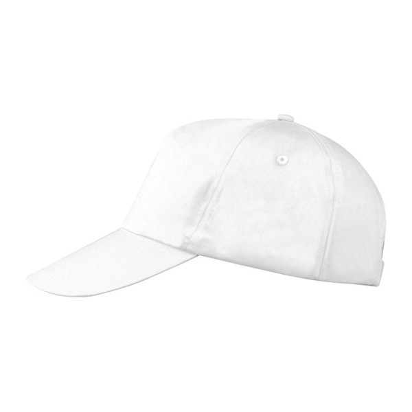 5-Panel Baseball Cap Santa Fe - White