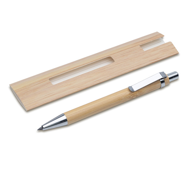 Lakimus Long-Life bamboo pen/pencil in a sleeve