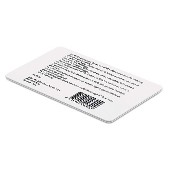 MB - RFID blocking card