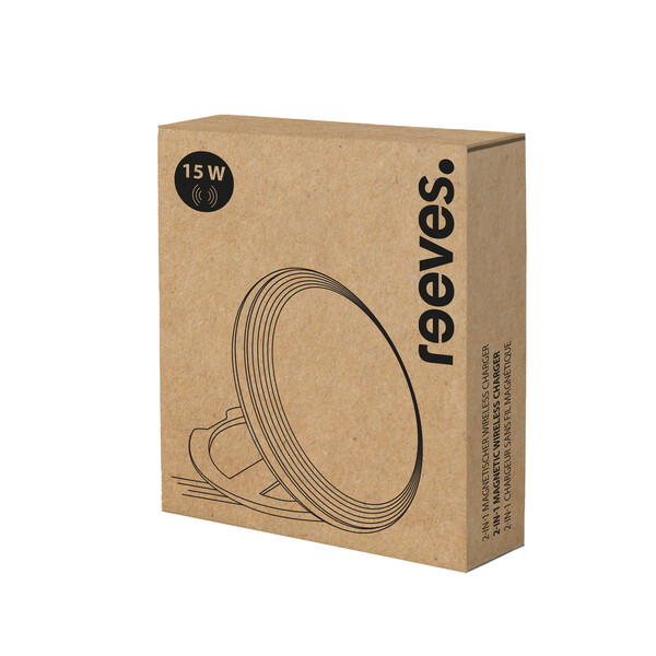 2 in 1 Chargeur sans fil magnétique CONVERTICS CHARGE - blanc