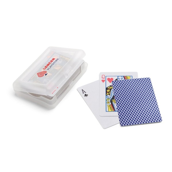 Jogo de baralho com 54 cartas Azul - Comprar e Usar