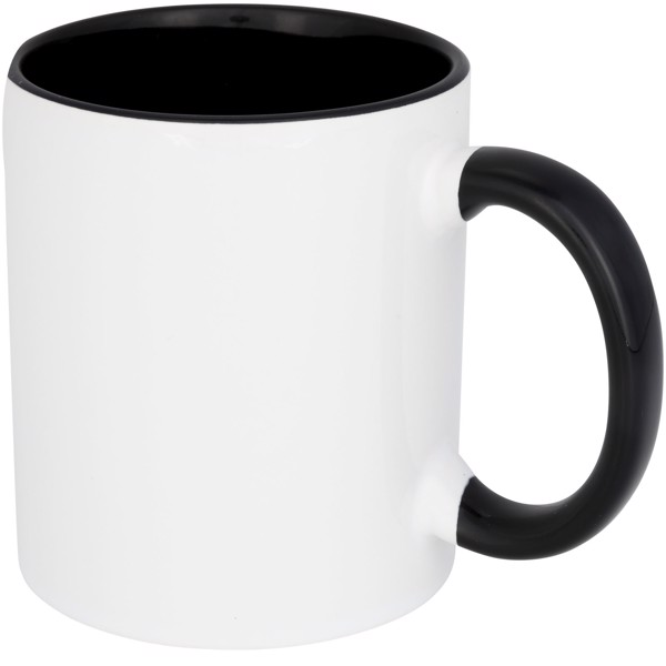 Pix 330 ml ceramic sublimation colour pop mug - Solid Black