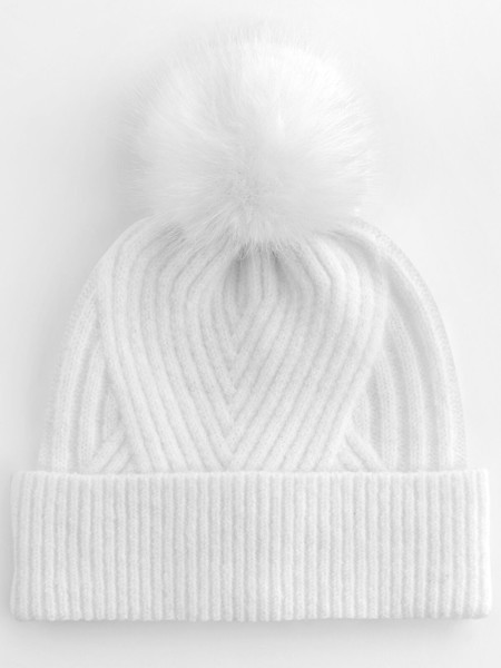 Snow Luxe Beanie - White