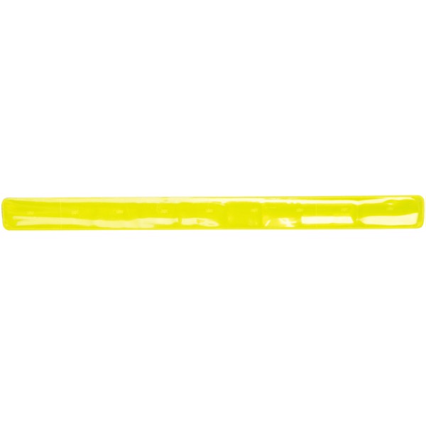 Brassard slap RFX™ réfléchissant de 38 cm en PVC - Jaune néon