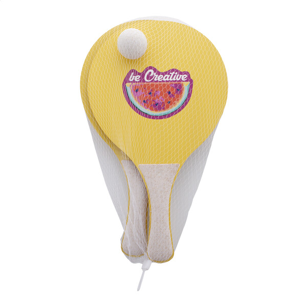 Jeu tennis de plage personnalisé CreaShot