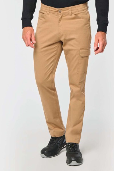 Unisex Cotton Stretch Trousers - Dark Grey / 46