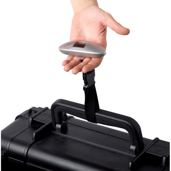 Weighit luggage scale, 40 kg max, ABS case - Matt Silver