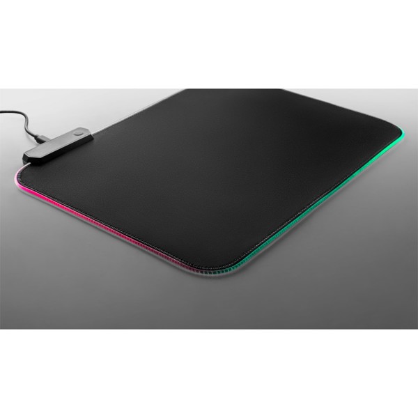 THORNE MOUSEPAD RGB. Tapis de souris avec base en caoutchouc