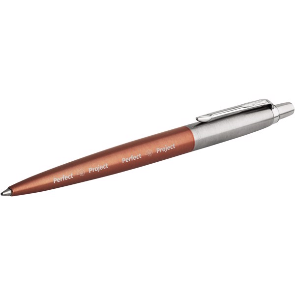 Parker penna a sfera Jotter Bond Street (inchiostro blu) - Rame / Argento