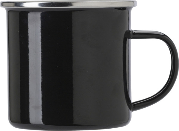 Caneca esmaltada (350 ml) Jamaal - White
