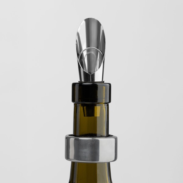 Essex Stainless Steel & FSC Wood Wine Accessory Gift Set - 3 Pcs - Wood / Laser