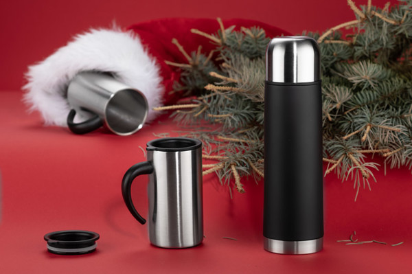 Gift Set ACON (Vacuum flask 500 ml and 2 travel mugs 260 ml)