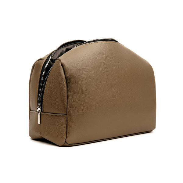 VINGA Bermond RCS recycled PU toiletry bag - Brown