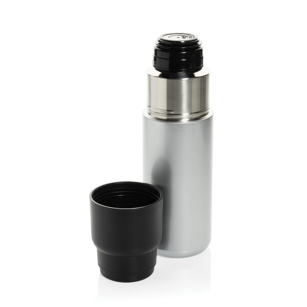 Thermocup RCS recycled vacuum flask with cup 500ml - Silver