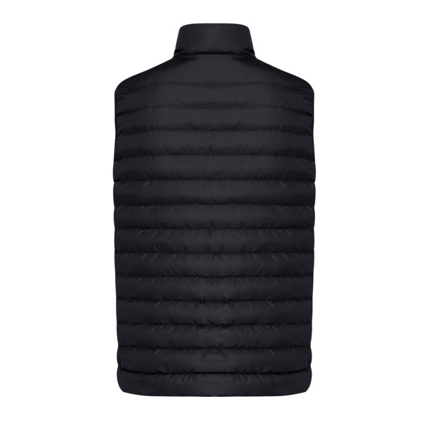 Iqoniq Meru moški telovnik, recikliran poliester - Črna / 5XL