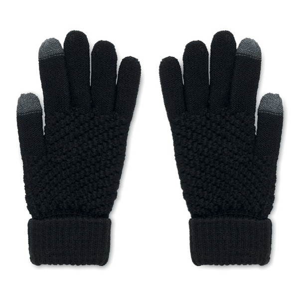 Takai gloves RPET, smartphone compatible - Black
