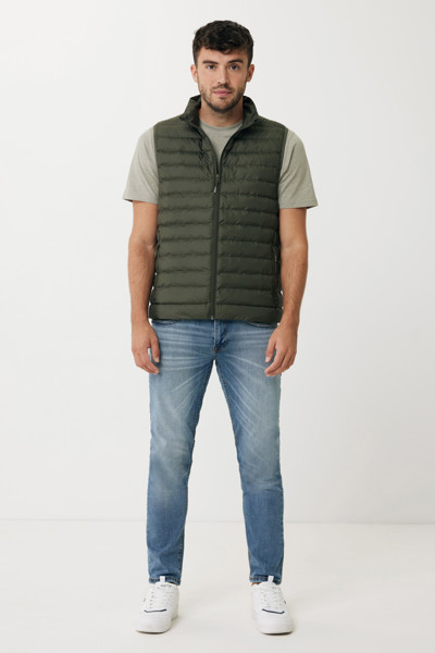 Iqoniq Meru moški telovnik, recikliran poliester - Khaki / 2XL