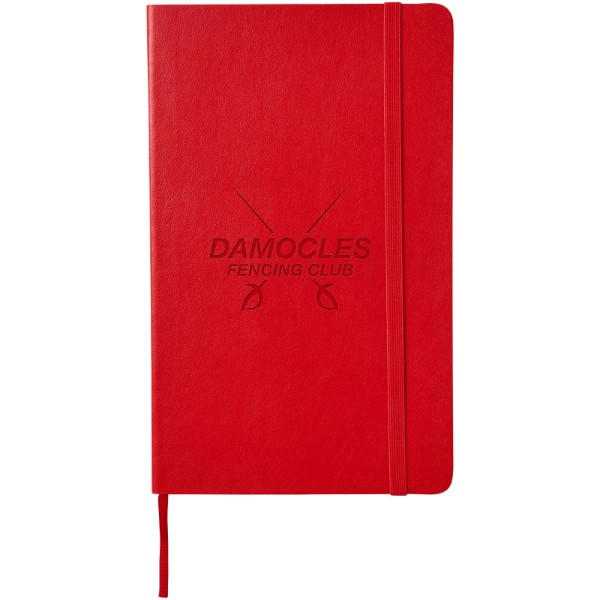 Moleskine Classic L soft cover notebook - ruled - Scarlet Red