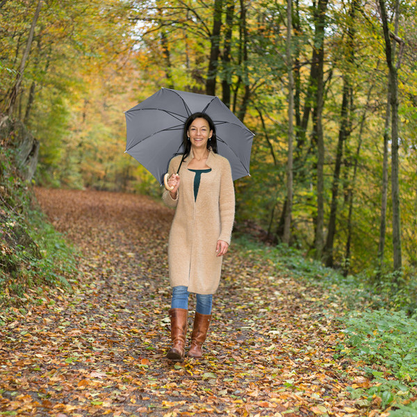 AC-Stockschirm ÖkoBrella - Grau Ws