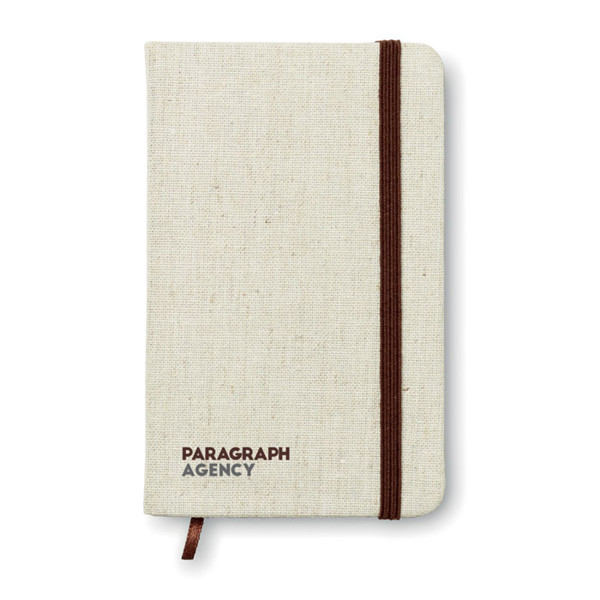 Rundo notebook A6 canvas, 192 recycled pages