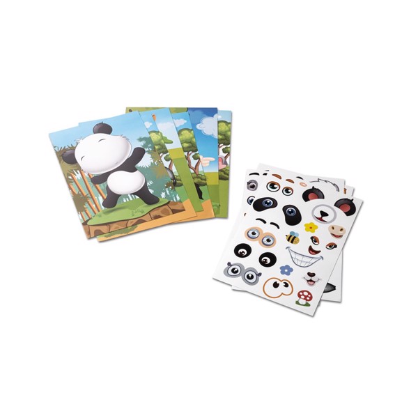 PS - MADAGASCAR. Sticker set with six sheets