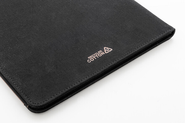 Recycled Canvas Document Folder Capudo A4 - Black