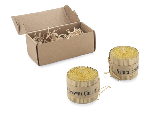 Beeswax candle set HANNI