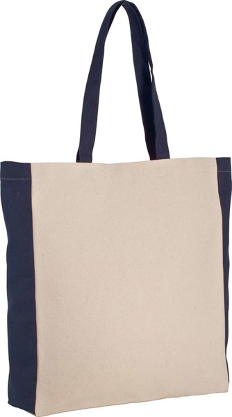 Dvobojna velika torba - Natural / Navy