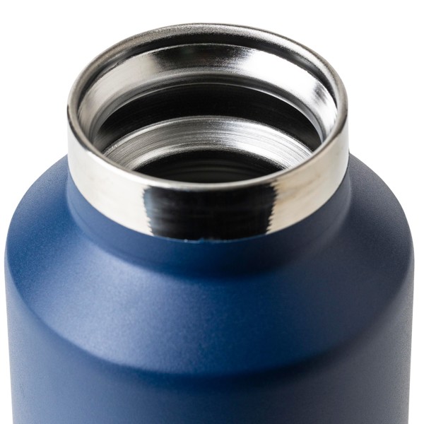 Gerecyclede roestvrijstalen dubbelwandige fles (600 ml) Mace - wit