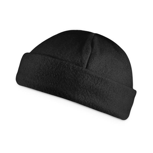 TORY. Bonnet en polaire (220 g/m²) - Noir