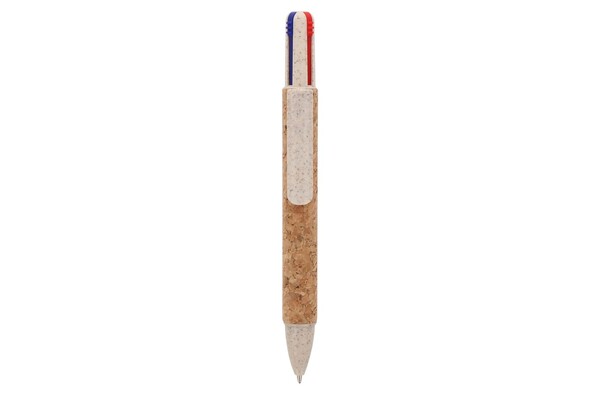 Ball pen 4-color Cork