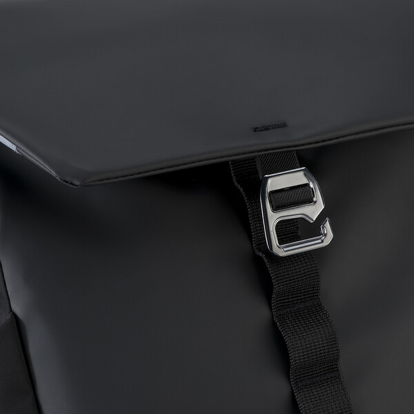 Laptop Backpack (15 Inch) In Water-Resistant 600D Pu With 210D Polyester Lining - Black