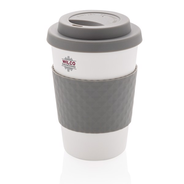 Genbrugelig kaffekop, 270 ml, grå -