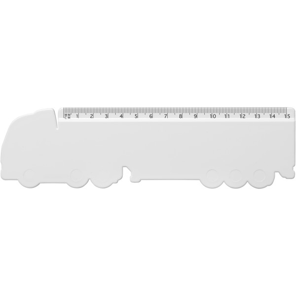 Tait 15 cm lorry-shaped recycled plastic ruler