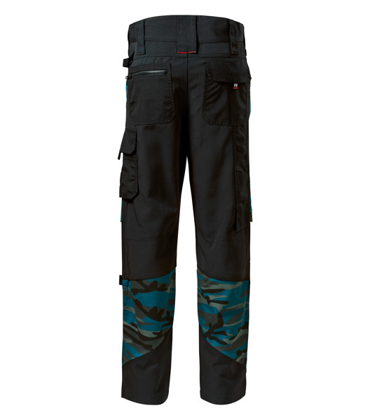 Pracovné Nohavice Pánske Rimeck® Vertex Camo - Camouflage Petrol / 60