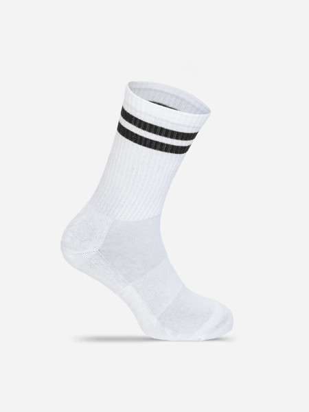 Tennis Socks - White / Black / 27-31