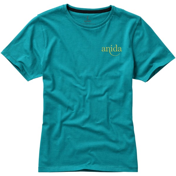 T-shirt de manga curta Nanaimo de mulher - Azul água / S