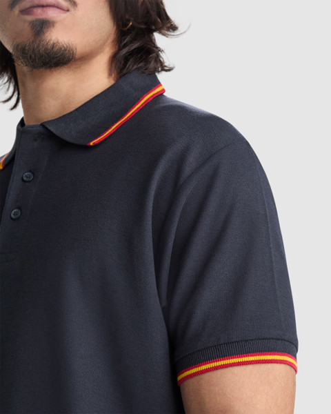 Nation Polo Shirt - Navy Blue / S