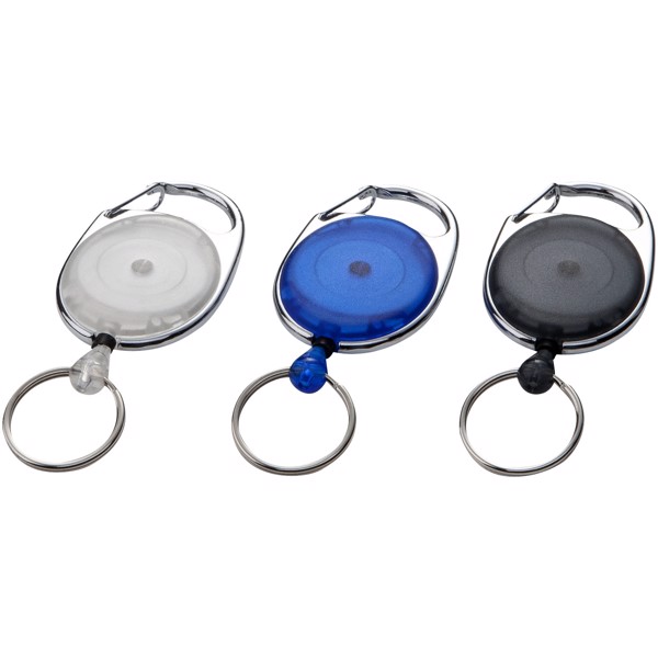 Gerlos roller clip keychain - White