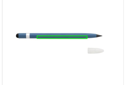 Aluminum inkless pen with eraser  Magellan Creative Branding Solutions