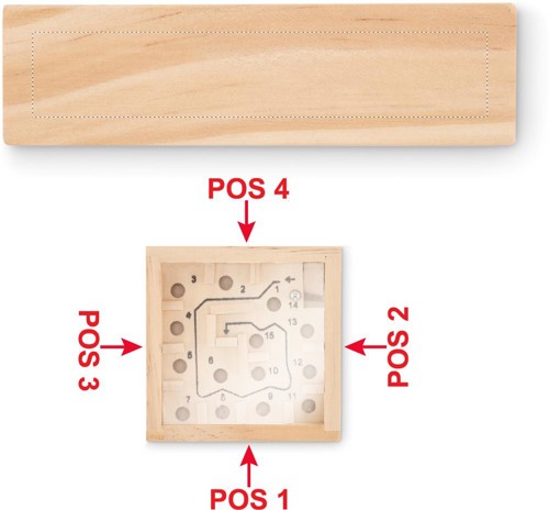 ZUKY - PINE WOODEN LABYRINTH GAME